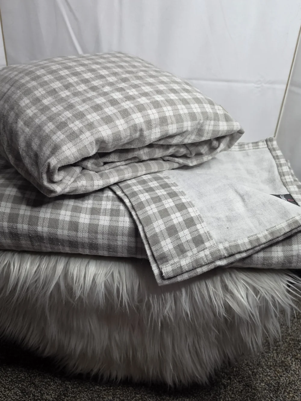 Cuddl Duds Full Sheet - Light Gray